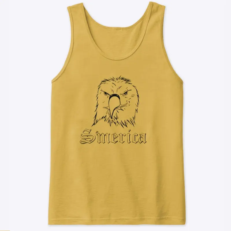 S'merica Smirk-Original-Black