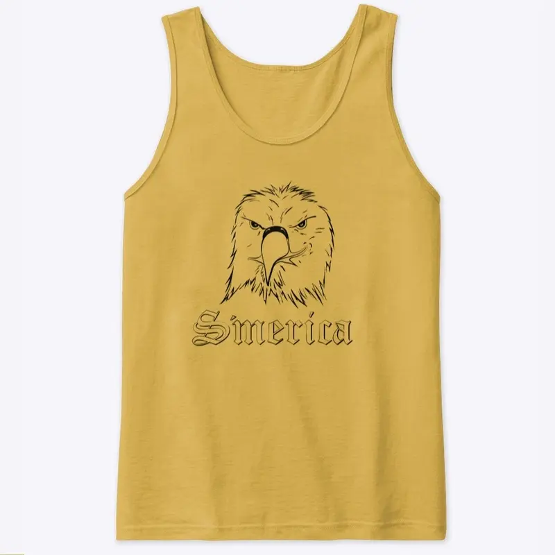 S'merica Smirk-Original-Black